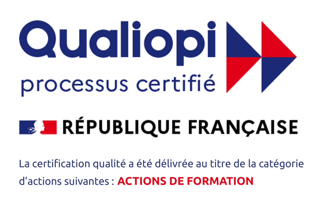 Certification Qualiopi délivrée au titre des actions de formation